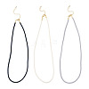 3Pcs 3 Colors 3MM Nylon Milan Cord Necklace Making NJEW-TA0001-23-1