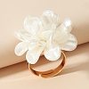 Acrylic Flower Ring PW-WG79C3E-01-2