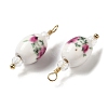 Handmade Porcelain Pendants X1-KK-P242-19G-01-2