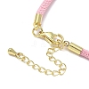 3MM Nylon Milan Cord Necklace Making NJEW-H084-01G-36-2