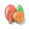 Autumn Theme Opaque Resin Cabochons LS-CRES-A055-01G-1