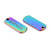 Rainbow Color Alloy Charms PALLOY-S180-250-NR-3