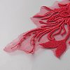 Chemical Fiber Iron Acrylic Embroidery Lace Collar DIY-WH0899-291B-2