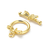 Brass Toggle Clasps KK-M314-03G-2