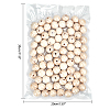 Natural Unfinished Wood Round Beads WOOD-PH0008-91-30mm-2