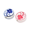 Printed Handmade Porcelain Beads PR-CBAE468-03-2