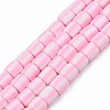 Handmade Polymer Clay Bead Strands CLAY-T020-12H-1