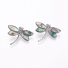 Abalone Shell/Paua Shell Pendants LS-SSHEL-L008-71P-2