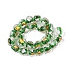 Handmade Gold & Silver Foil Glass Beads FOIL-Q003-01E-2