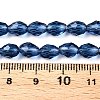 Transparent Glass Beads Strands EGLA-N013-T6mm-D28-4