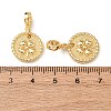 Brass European Dangle Charms KK-H278-01G-04-3