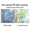 Waterproof PVC Colored Laser Stained Window Film Static Stickers DIY-WH0314-100-8