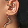 Alloy Snake Cuff Earrings for Girl Women Gift PW-WG3494F-01-2