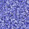 Transparent Inside Colours Glass Seed Beads SEED-A032-04F-3