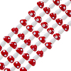 2 Strands Handmade Lampwork Beads Strands LAMP-DC0001-25-1