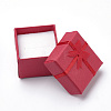 Square Solid Color Cardboard Jewelry Boxes CBOX-Q034-34B-3