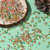 4 Colors 8/0 Christmas TOHO Round Seed Beads SEED-X0058-25-5