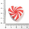 Heart Food Grade Eco-Friendly Silicone Focal Beads SIL-K004-09A-3