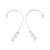 316 Stainless Steel Ear Cuff Findings X-STAS-H148-01P-2