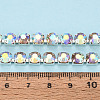 Brass Rhinestone Strass Chains CHC-T001-SS28-02S-2