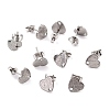 Non-Tarnish 304 Stainless Steel Stud Earring Findings STAS-I183-06A-P-1