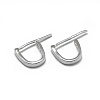 Anti-Tarnish 925 Sterling Silver Ice Pick Pinch Bails STER-L057-079B-5