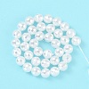Electroplated Glass Pearl Beads Strands BSHE-C007-A01-02-1-3