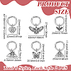 12Pcs 6 Style Alloy Pendant Decorations HJEW-GA00036-2