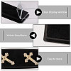 Clear Plastic Lapel Pins Storage Boxes with Velvet Inside CON-WH0112-100A-4