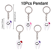 10Pcs Resin Keychain KEYC-YW00211-3