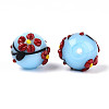 Handmade Lampwork Enamel Beads LAMP-T023-23F-3