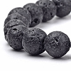 Natural Lava Rock Braided Bead Bracelets BJEW-R304-01-8mm-3