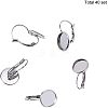 Unicraftale 80Pcs 4 Style 304 Stainless Steel Leverback Earring Findings STAS-UN0024-46-2