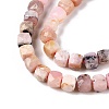 Natural Pink Opal Beads Strands G-N342-133-3