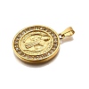 304 Stainless Steel Pendants STAS-B086-09B-G-2