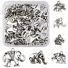 80Pcs Tibetan Style Alloy Pendants FIND-FS0003-65-1
