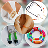 DIY Stretch Bracelets Making Kit DIY-NB0012-16-6