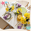 12Pcs 6 Styles Grass Napkin Rings AJEW-NB00025-5