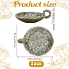 2Pcs Porcelain Candle Holders DJEW-PH0001-86B-2