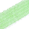 Frosted Transparent Glass Beads X1-GLAA-N016-4mm-07-1