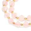 Natural Rose Quartz Beads Strands G-I376-B06-01-3