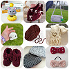 1 Skein Soft Crocheting Yarn WCOR-TADJ0001-01C-6