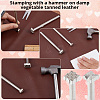 2Pcs 2 Styles DIY Alloy Steel Leathercraft Stamps TOOL-GF0003-53A-6
