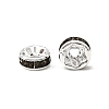 Brass Grade A Rhinestone Spacer Beads RSB036NF-03-3