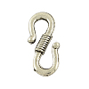 Tibetan Style Alloy S-Hook Clasps TIBE-385-AS-FF-1