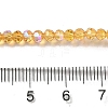 Electroplate Transparent Glass Beads Strands LS-EGLA-A035-T3mm-L17-4