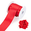10 Yards Double-Face Polyester Satin Ribbons SRIB-TA0001-16D-1