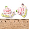 Cat Theme Opaque Resin Cabochons CRES-Z010-01B-3