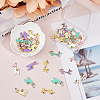 40Pcs 10 Style Alloy Enamel Pendants ENAM-FH0001-48-4
