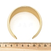 Brass Cuff Open Bangles BJEW-M060-03G-3